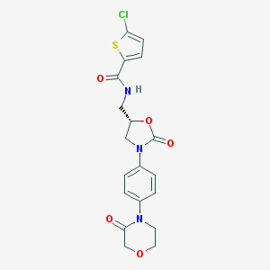 Rivaroxaban - formula di struttura (fonte: PubChem)